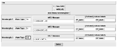 Screenshot of CHART window