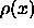 rho(x)
